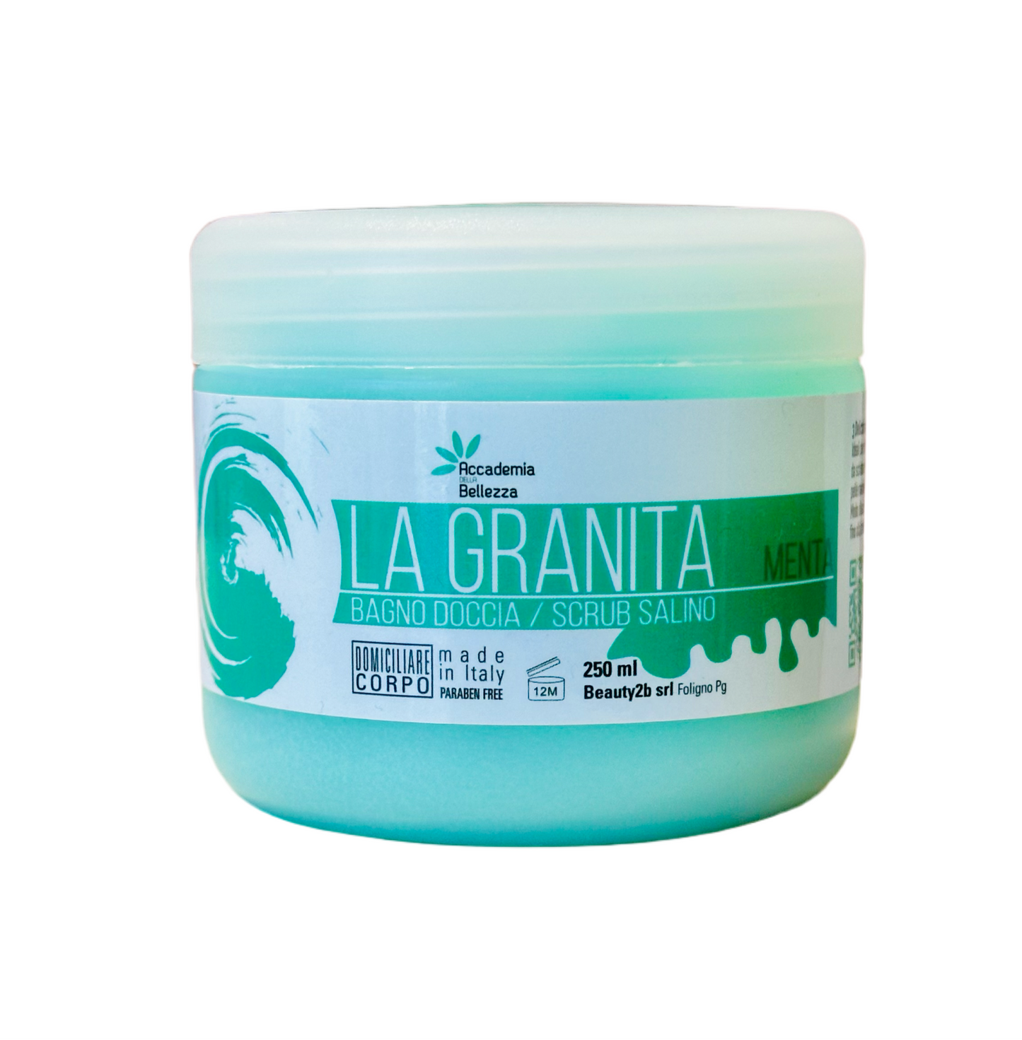 La granita bagno doccia scrub salino MENTA 250 ml