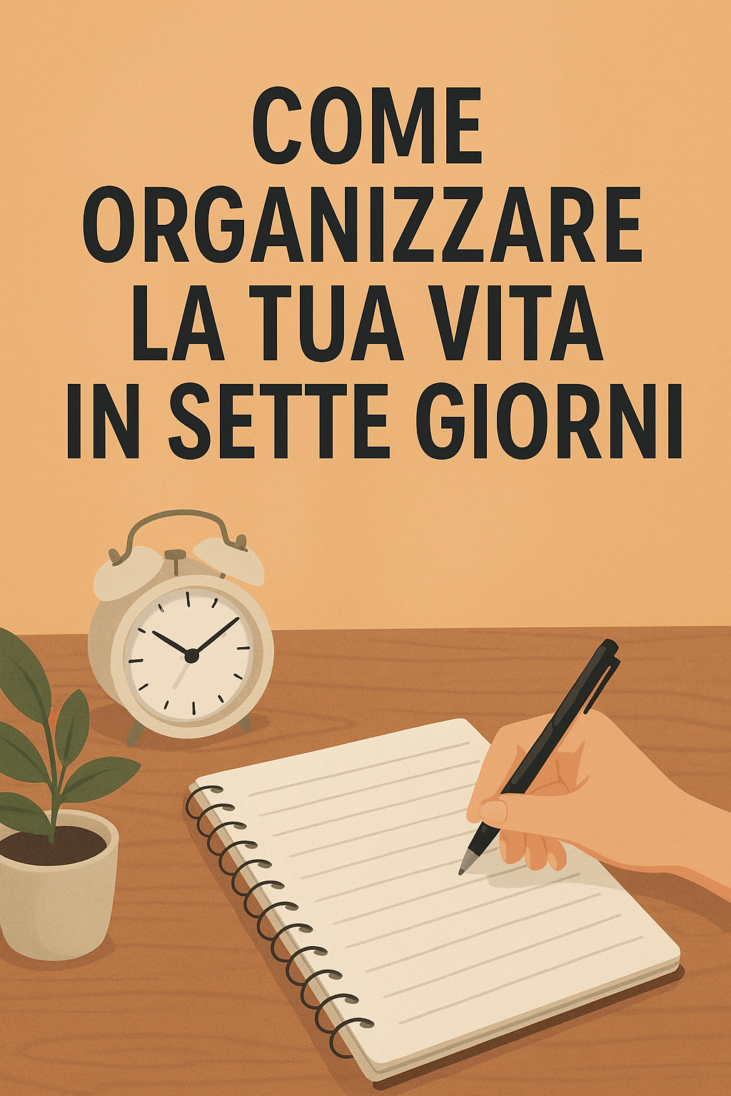 Come organizzare la tua vita in 7 giorni