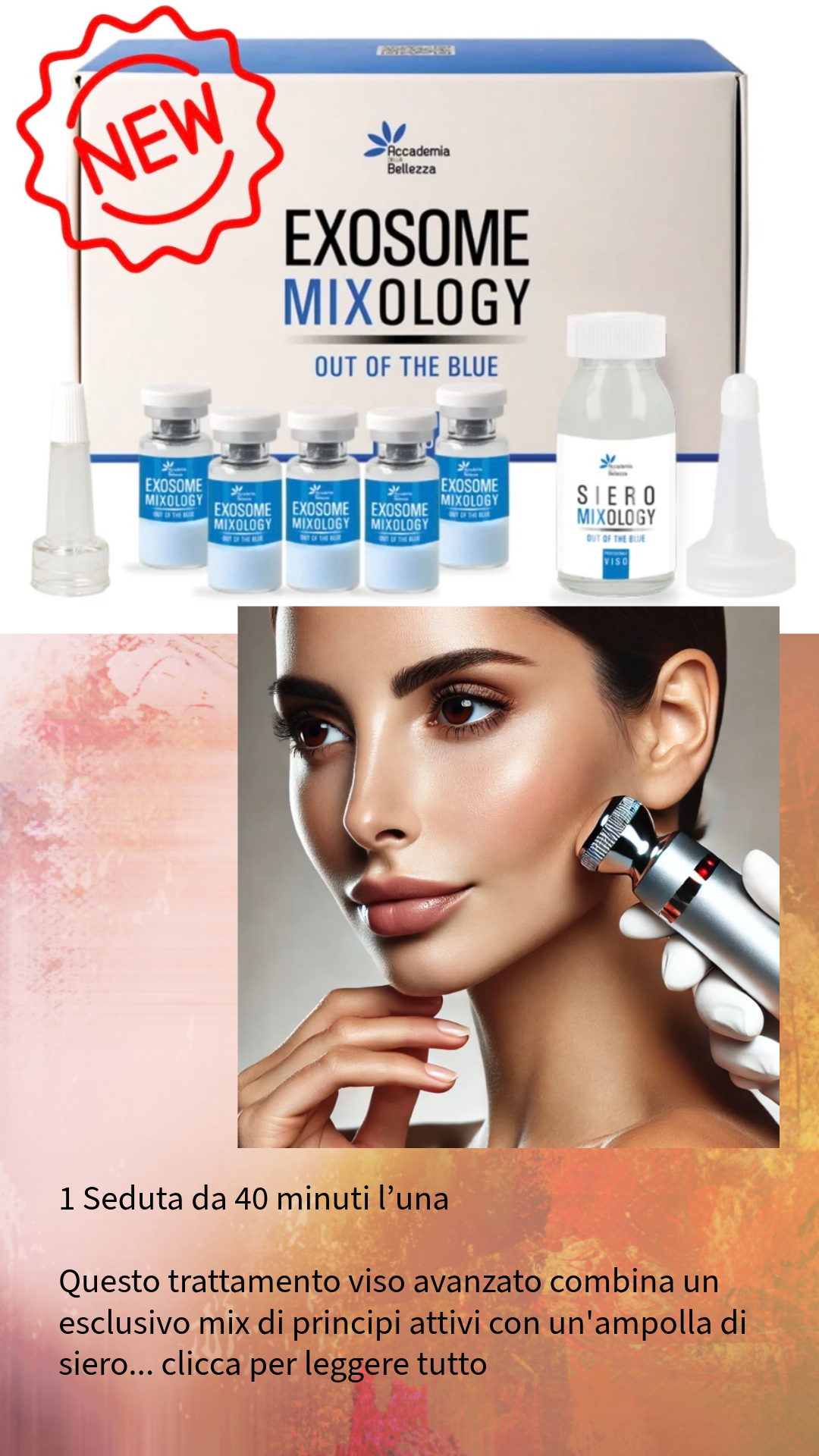 Trattamento VISO Exosome Mixology - 1 seduta (Leggi più sotto la descrizione del trattamento)