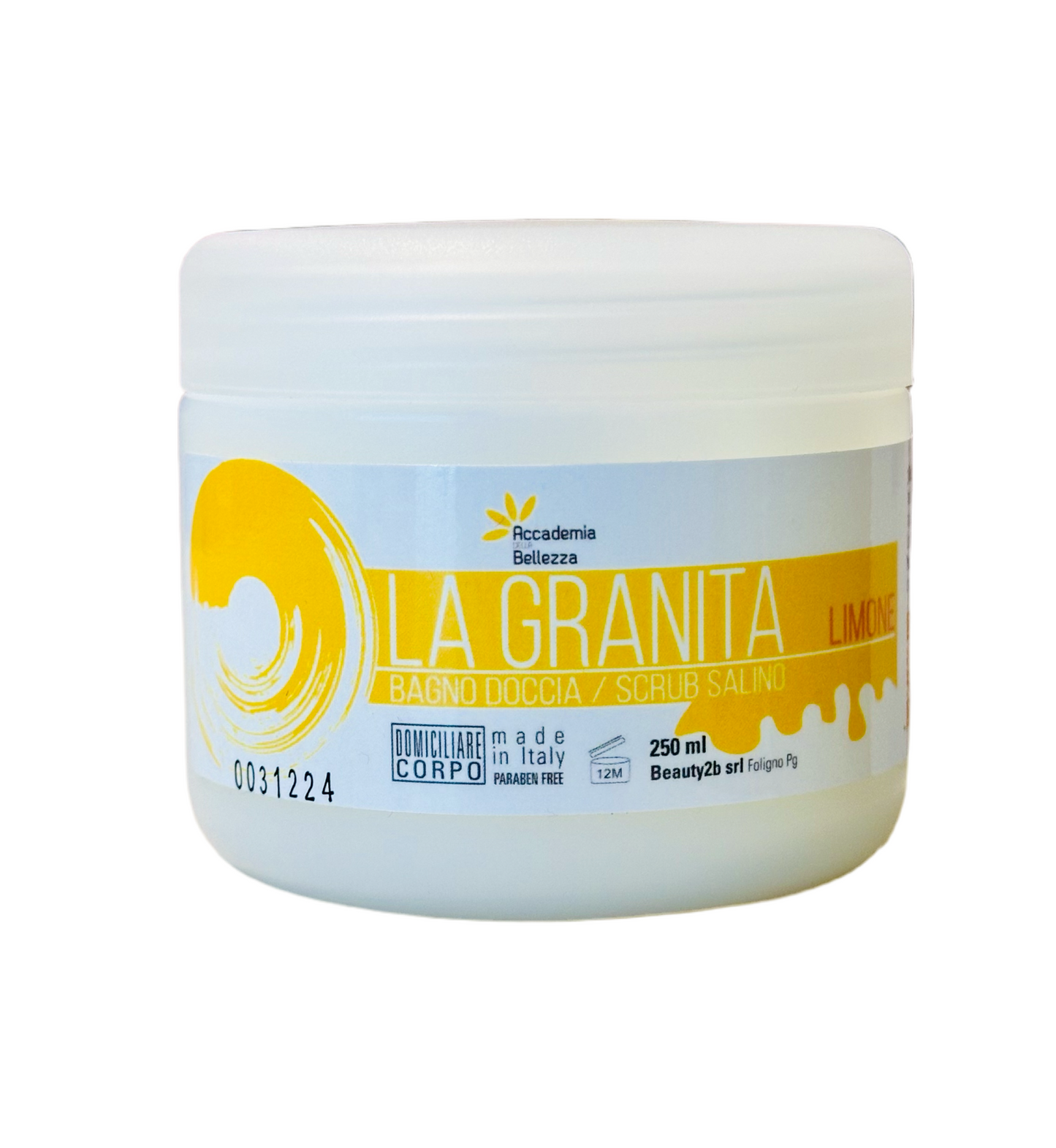 La granita bagno doccia scrub salino LIMONE 250 ml 