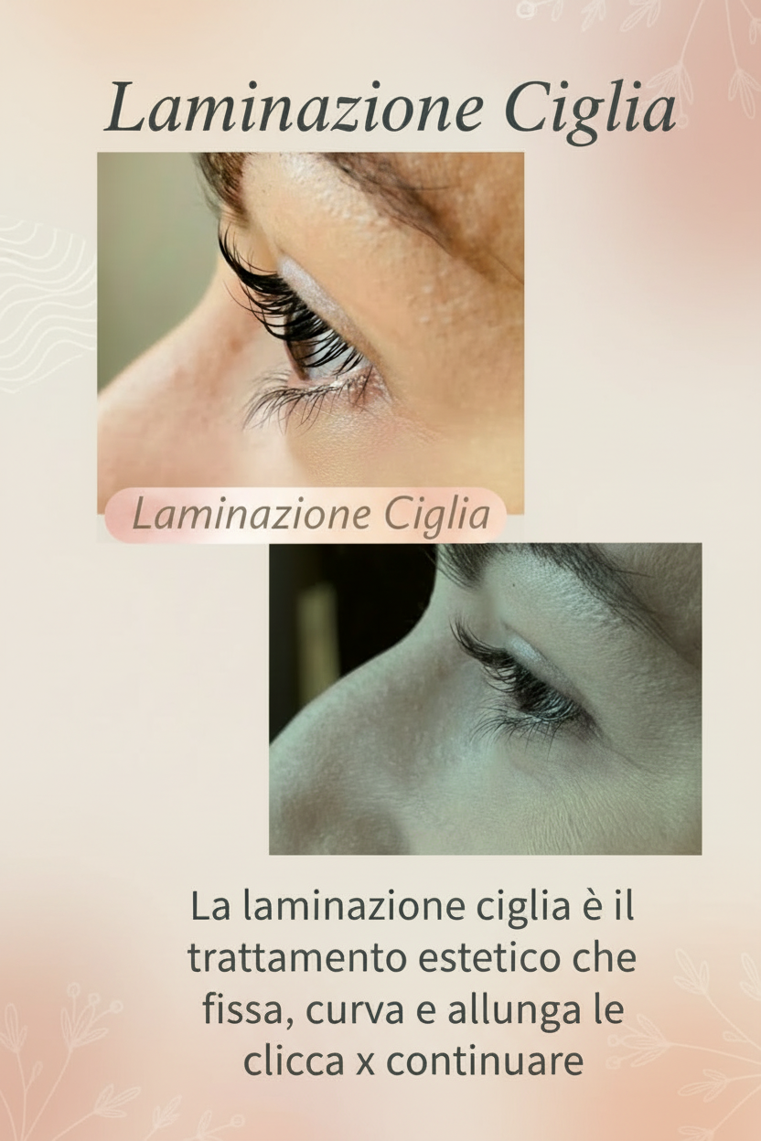 Laminazione Ciglia