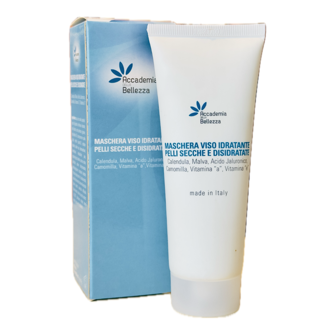 Maschera viso idratante pelli secche e disidratate 100ml