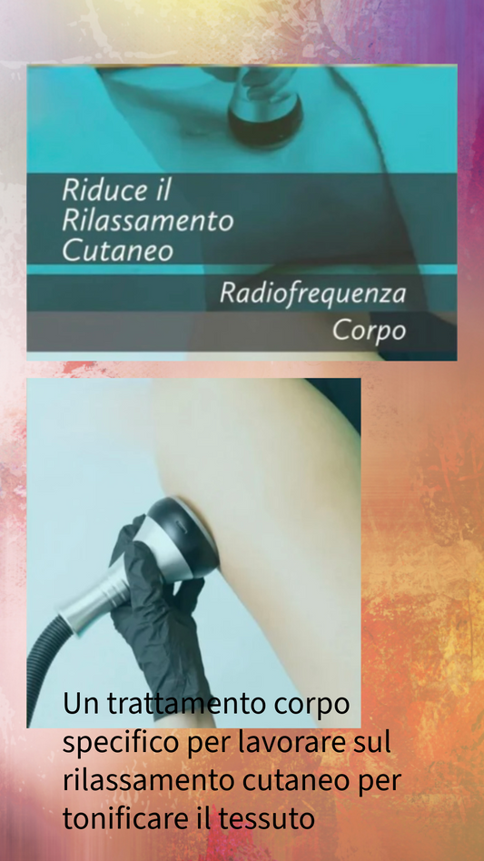 Radiofrequenza corpo 1 seduta da 30 Min