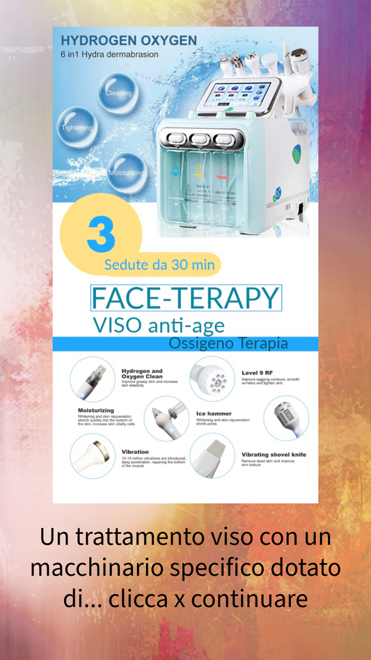 Face Terapy 3 sedute da 30 minuti l’una