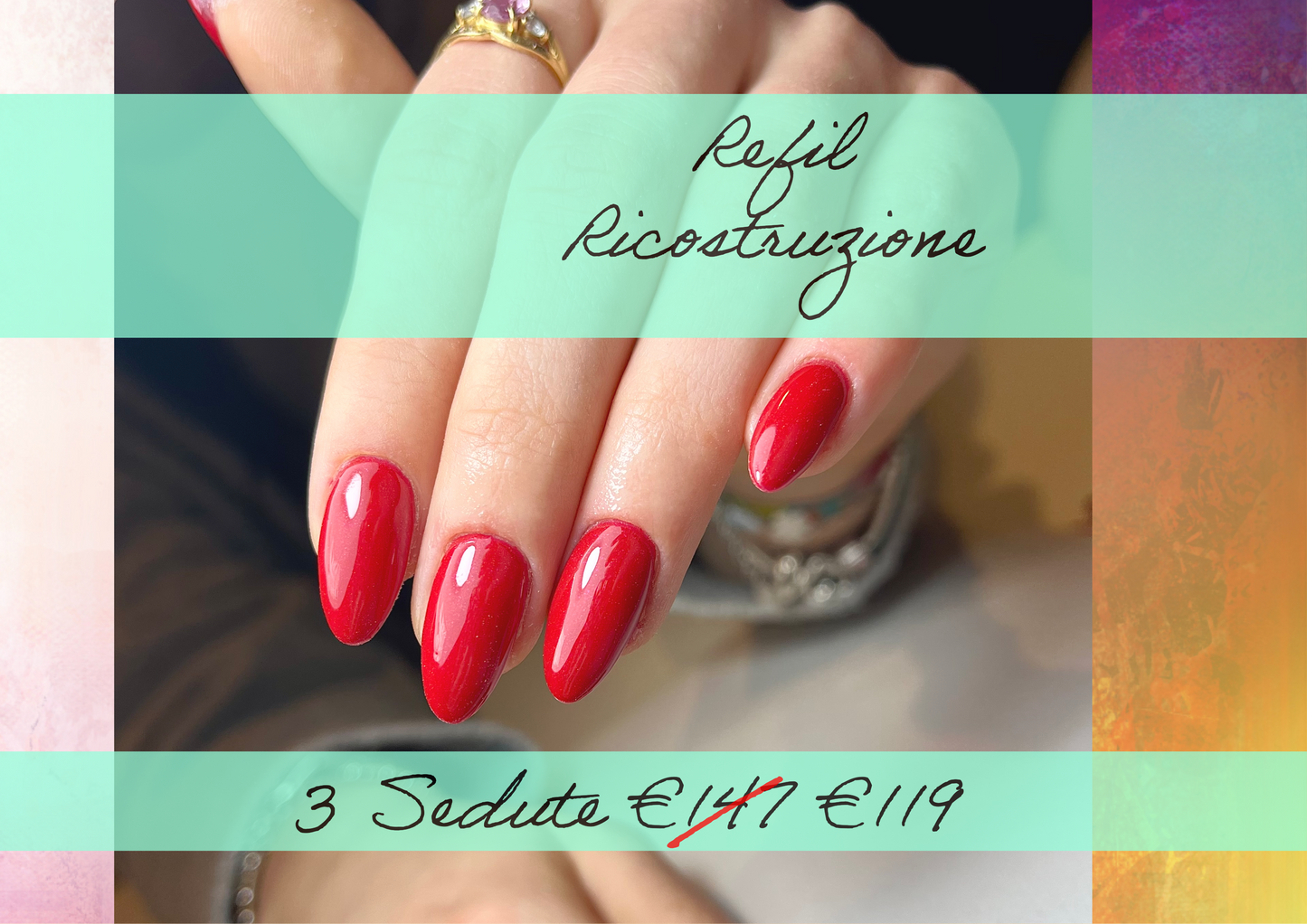 3 Sedute Refil Ricostruzione Gel