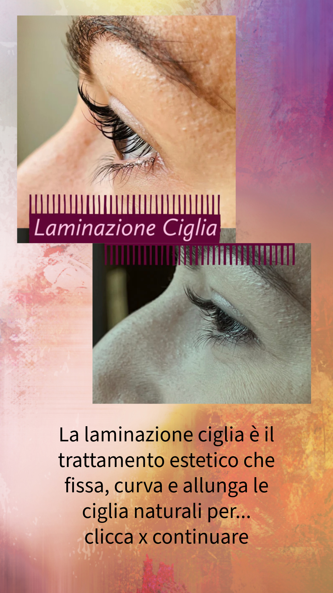 Laminazione Ciglia