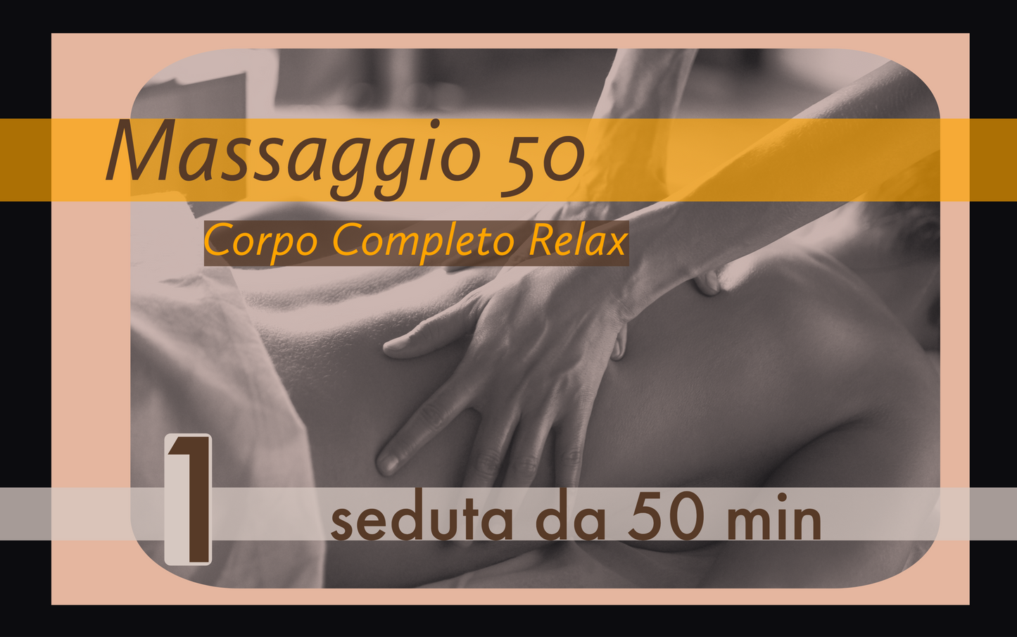 Massaggio corpo completo relax 1 seduta da 50 minuti ￼